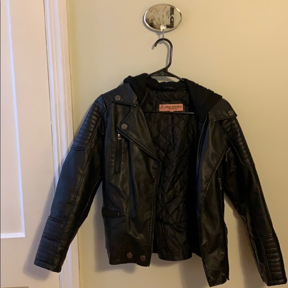 *SOLD* Urban Republic Pleather Moto Jacket